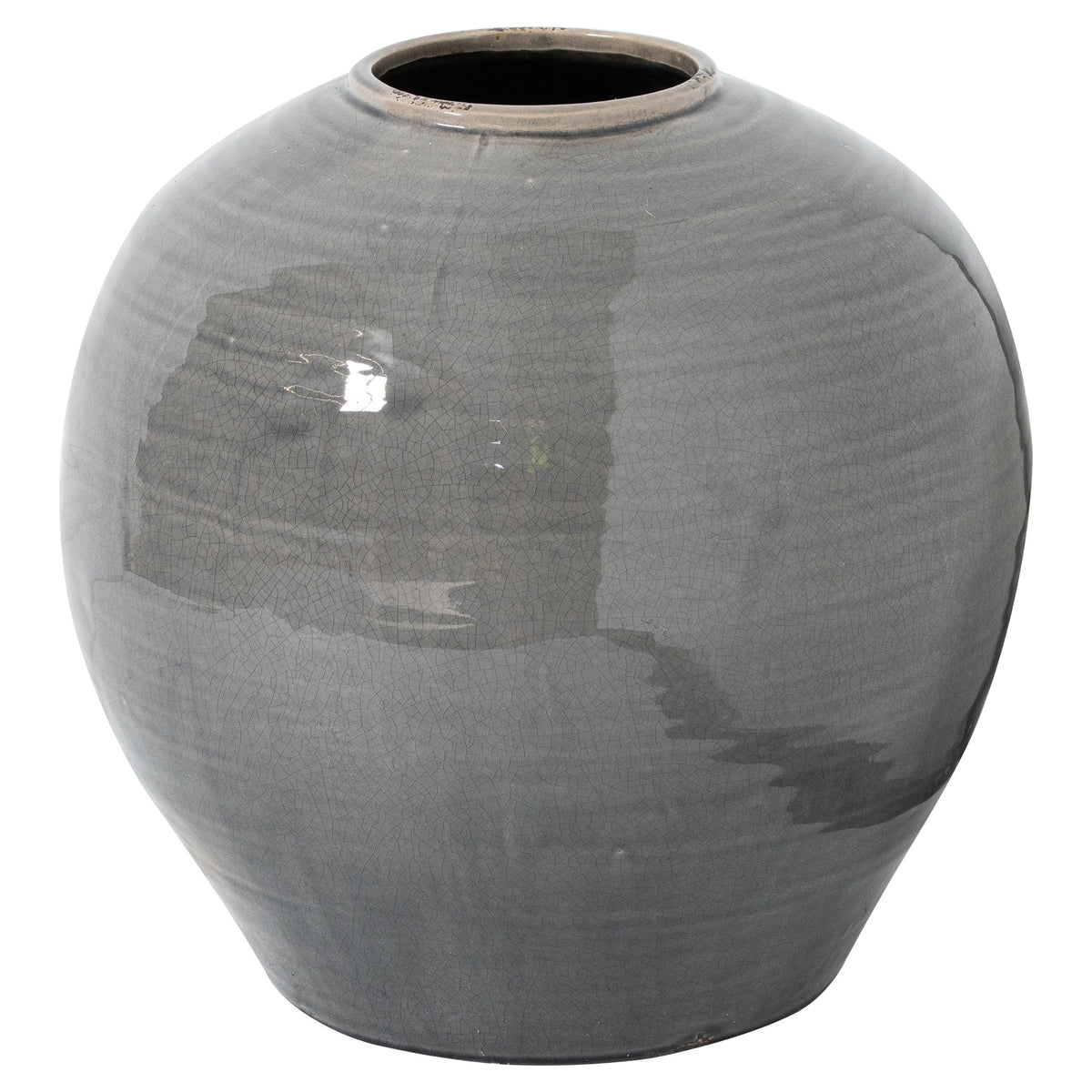 Garda Grey Glazed Vase Collection