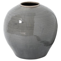 Garda Grey Glazed Vase Collection