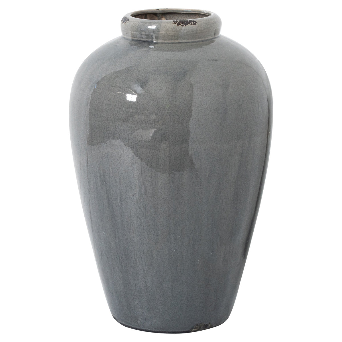 Garda Grey Glazed Vase Collection