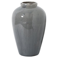 Garda Grey Glazed Vase Collection