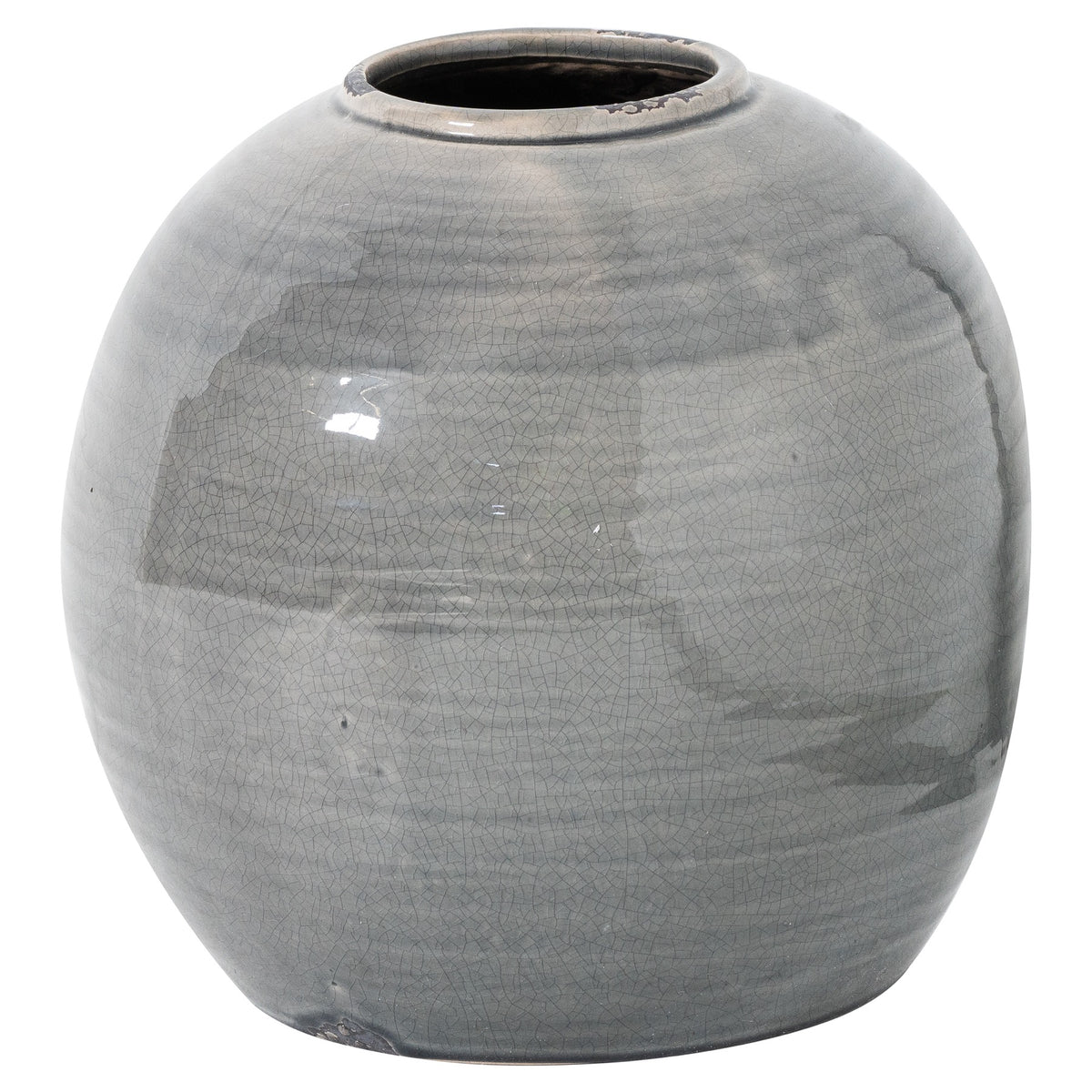 Garda Grey Glazed Vase Collection