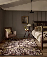 Morris & Co. Rugs -  Pure Strawberry Thief Grape
