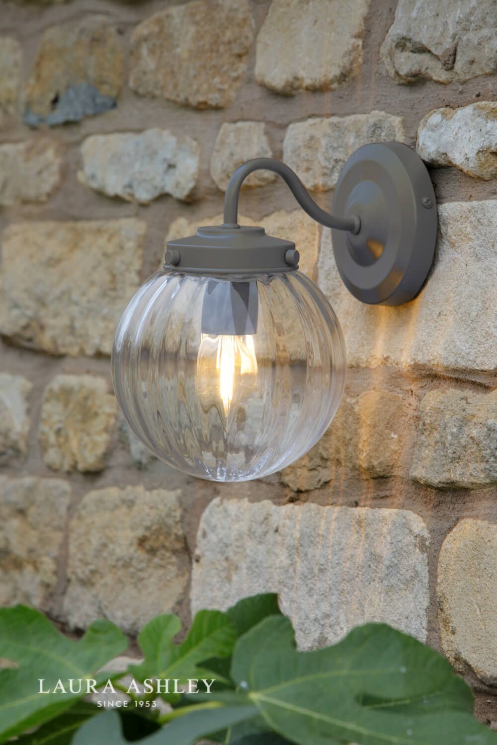 Laura Ashley - Georgie Wall Light - Matt Painted Grey