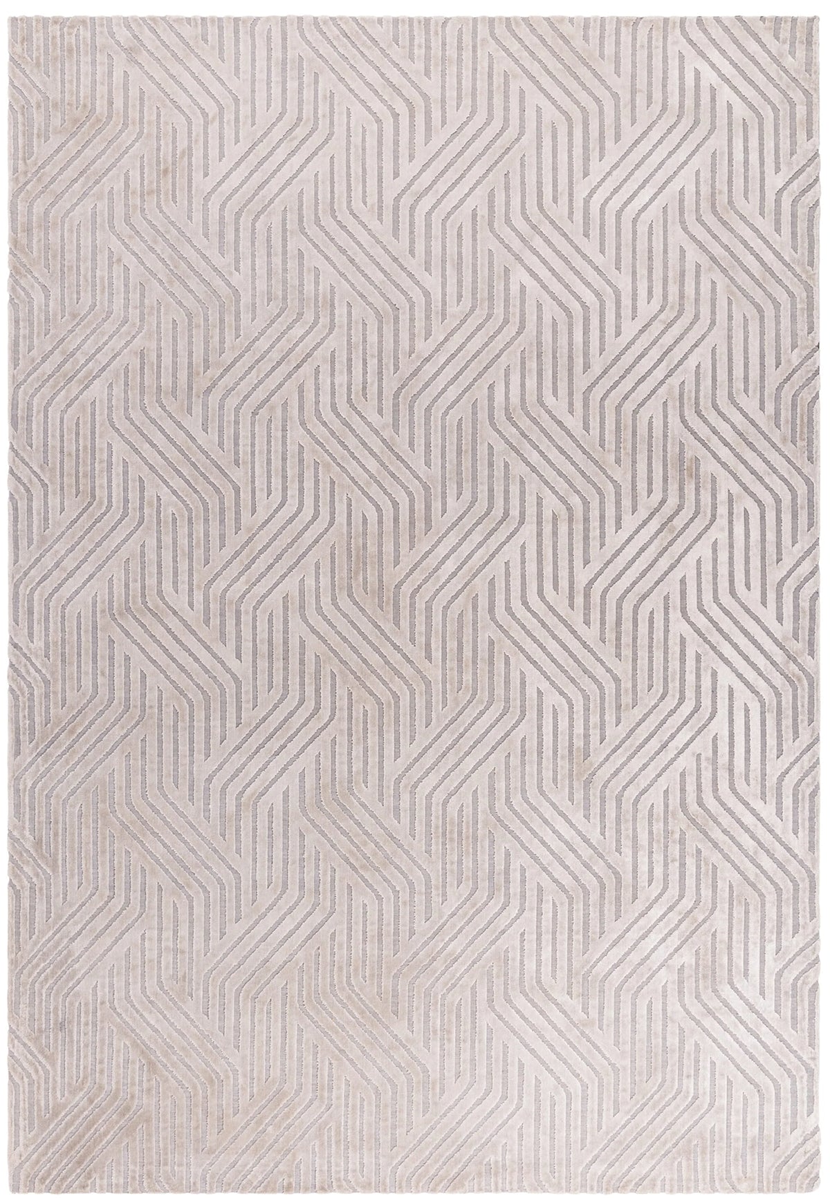 Glaze Rug - Silver Data