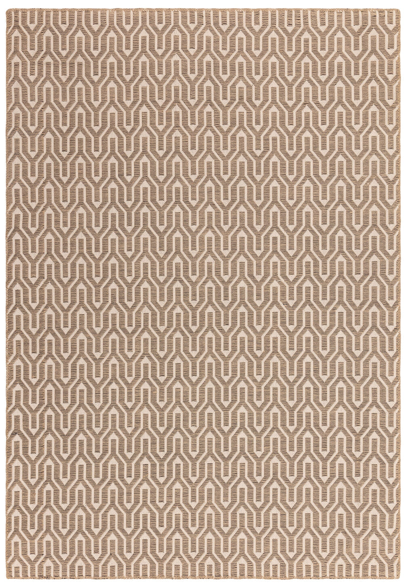 Global Rug Collection - Cream Lattice