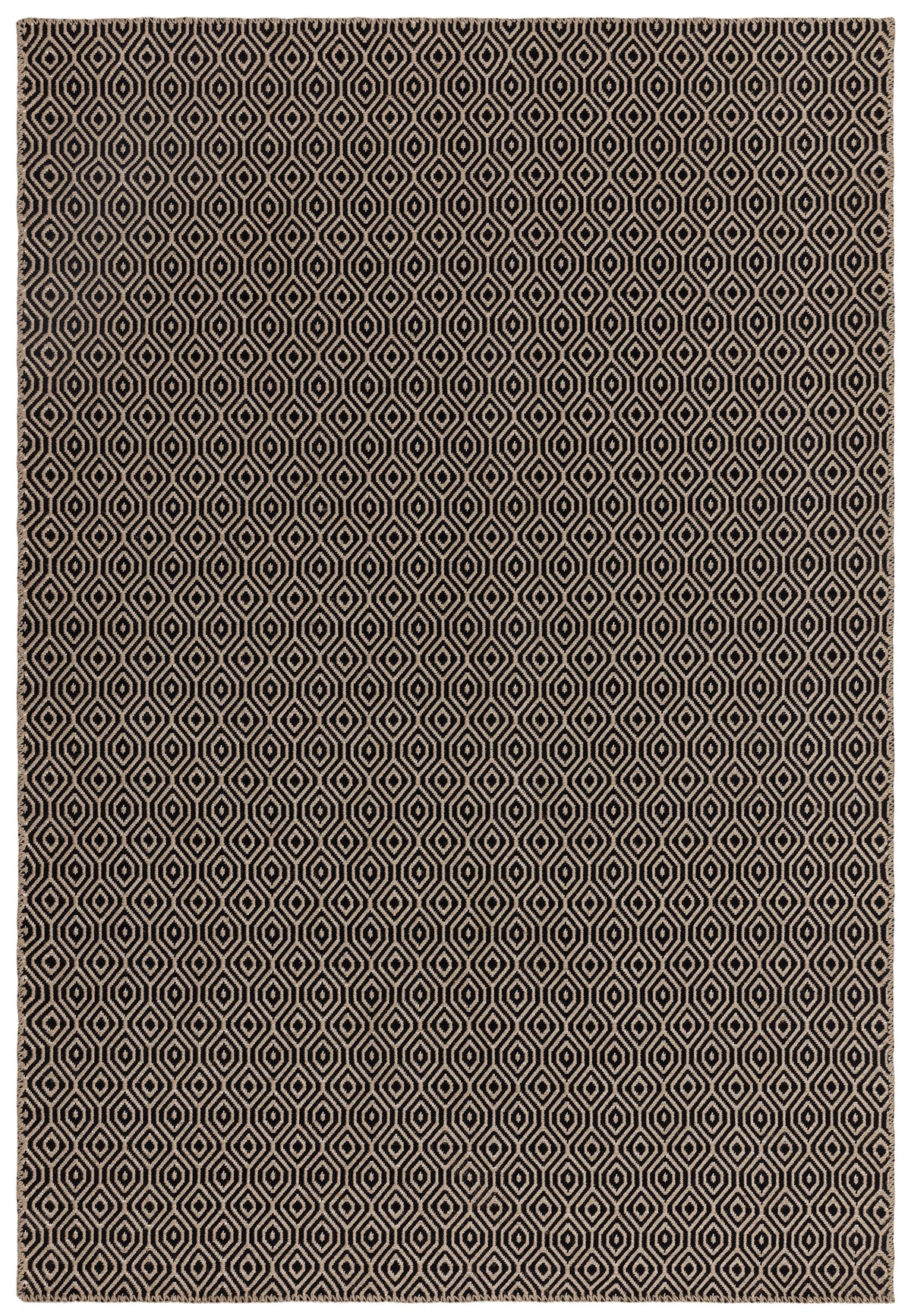 Global Rug Collection - Black Mosaic