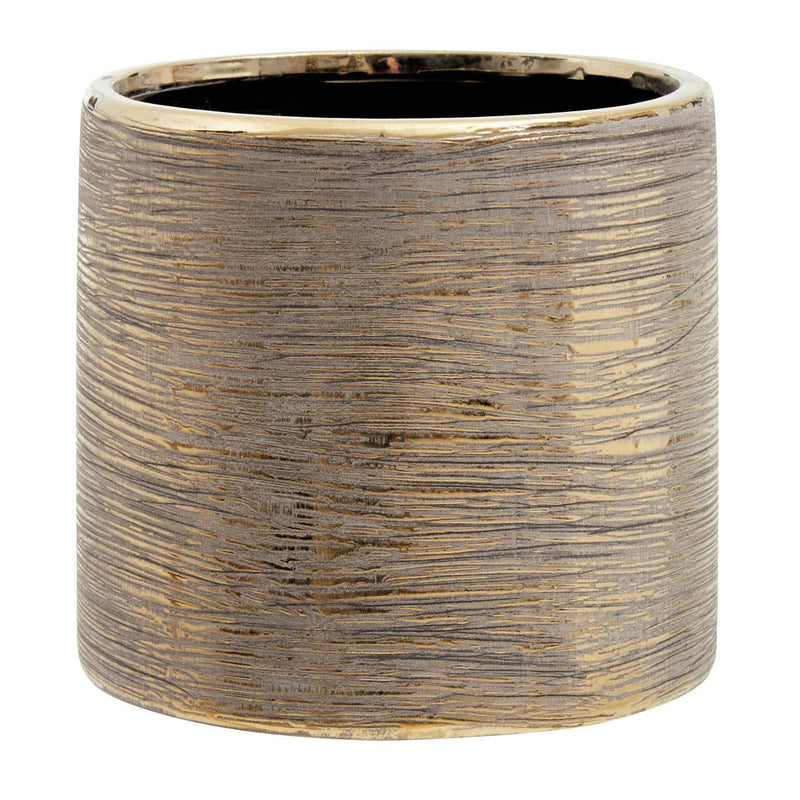 Hermosa Gold Small Ceramic Vases