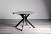 Hirst Dining Table Collection - Grey Painted/Black