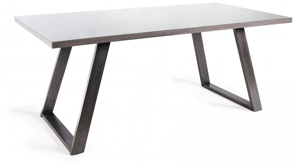Hirst Dining Table Collection - Grey Painted/Black