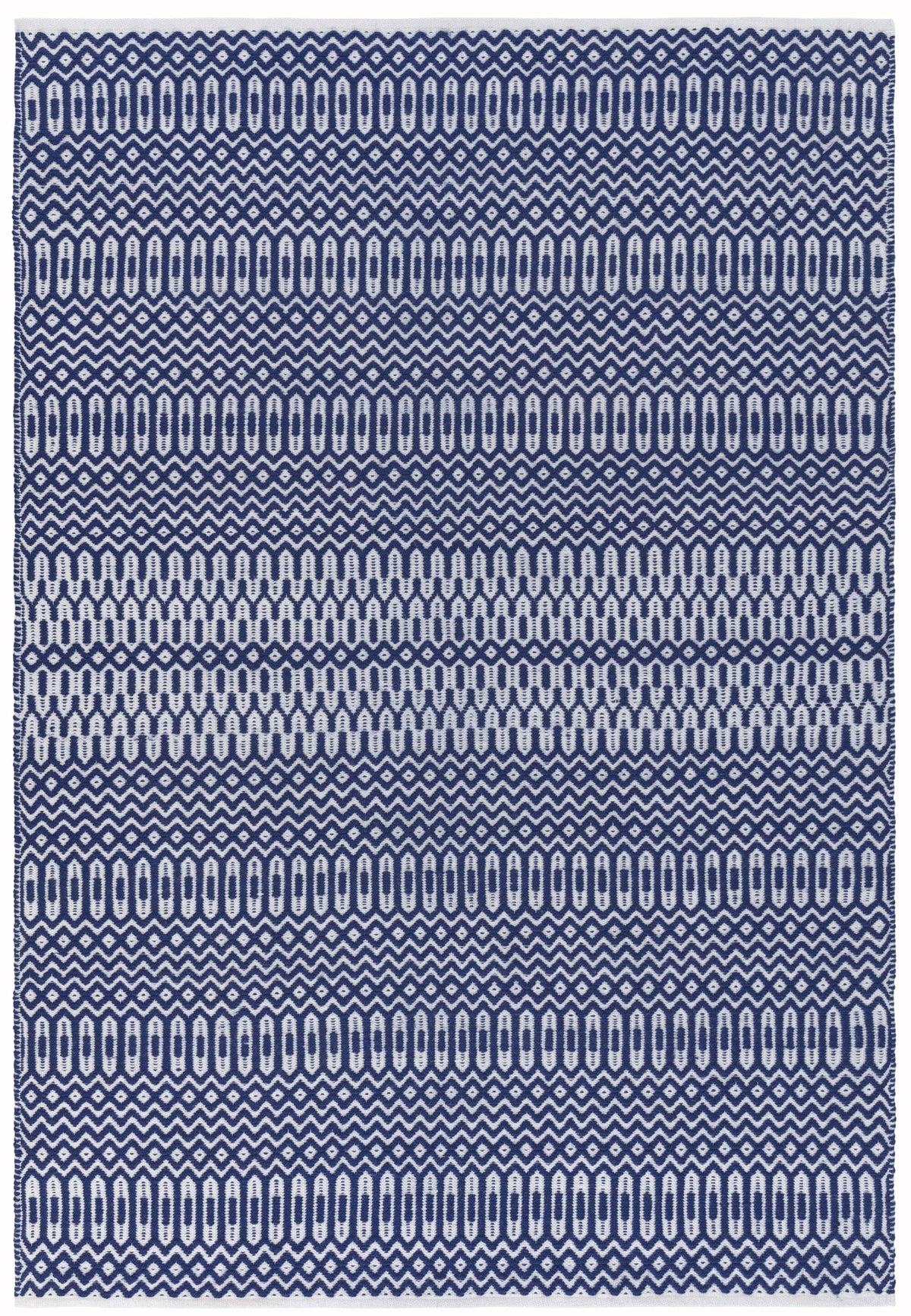 Halsey Rug - Blue Geometric