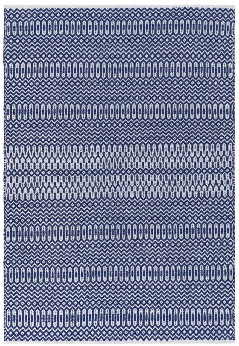 Halsey Rug - Blue Geometric
