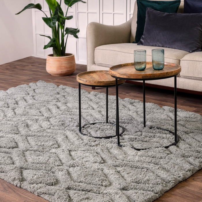 Harrison Rug - Silver