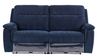 Havana Electric Recliner Upholstery Collection - Blue Fabric
