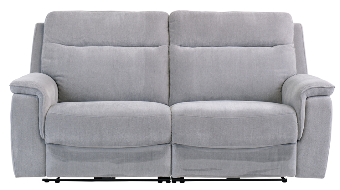 Havana Electric Recliner Upholstery Collection - Silver Grey Fabric