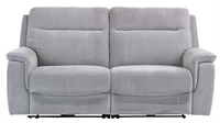 Havana Electric Recliner Upholstery Collection - Silver Grey Fabric