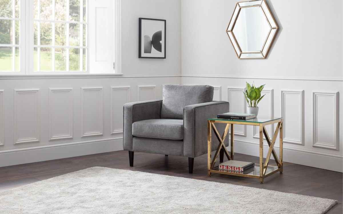 Hayward Upholstery Collection - Grey Chenille