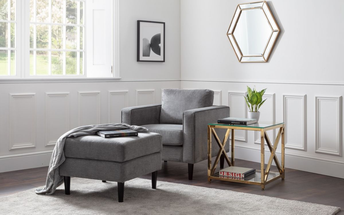 Hayward Upholstery Collection - Grey Chenille