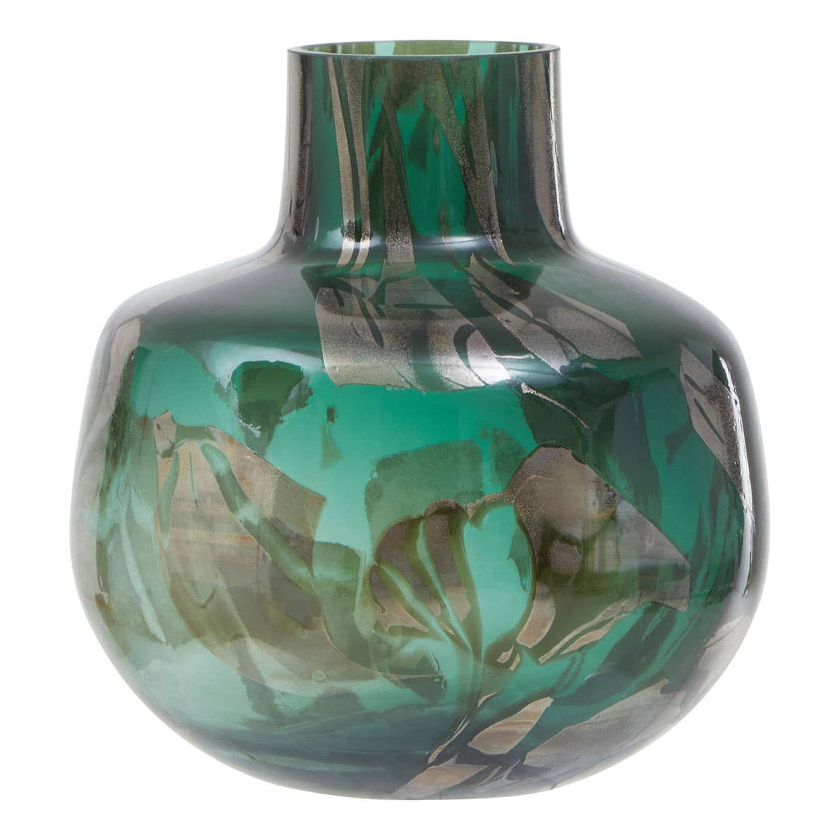 Herbie Metallic Vase Collection Green and Gold