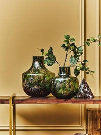 Herbie Metallic Vase Collection Green and Gold