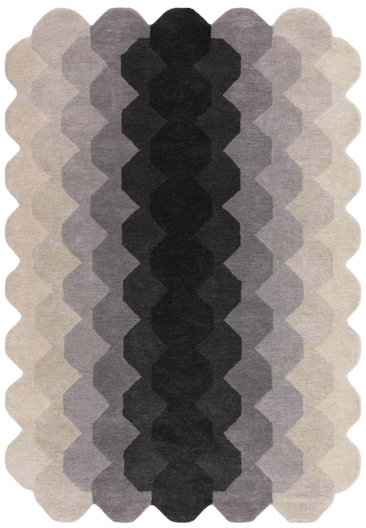 Hive Rug Charcoal