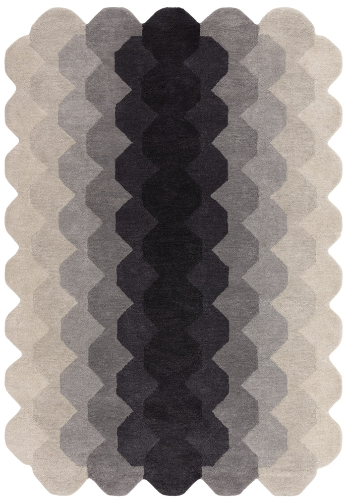 Hive Rug Charcoal
