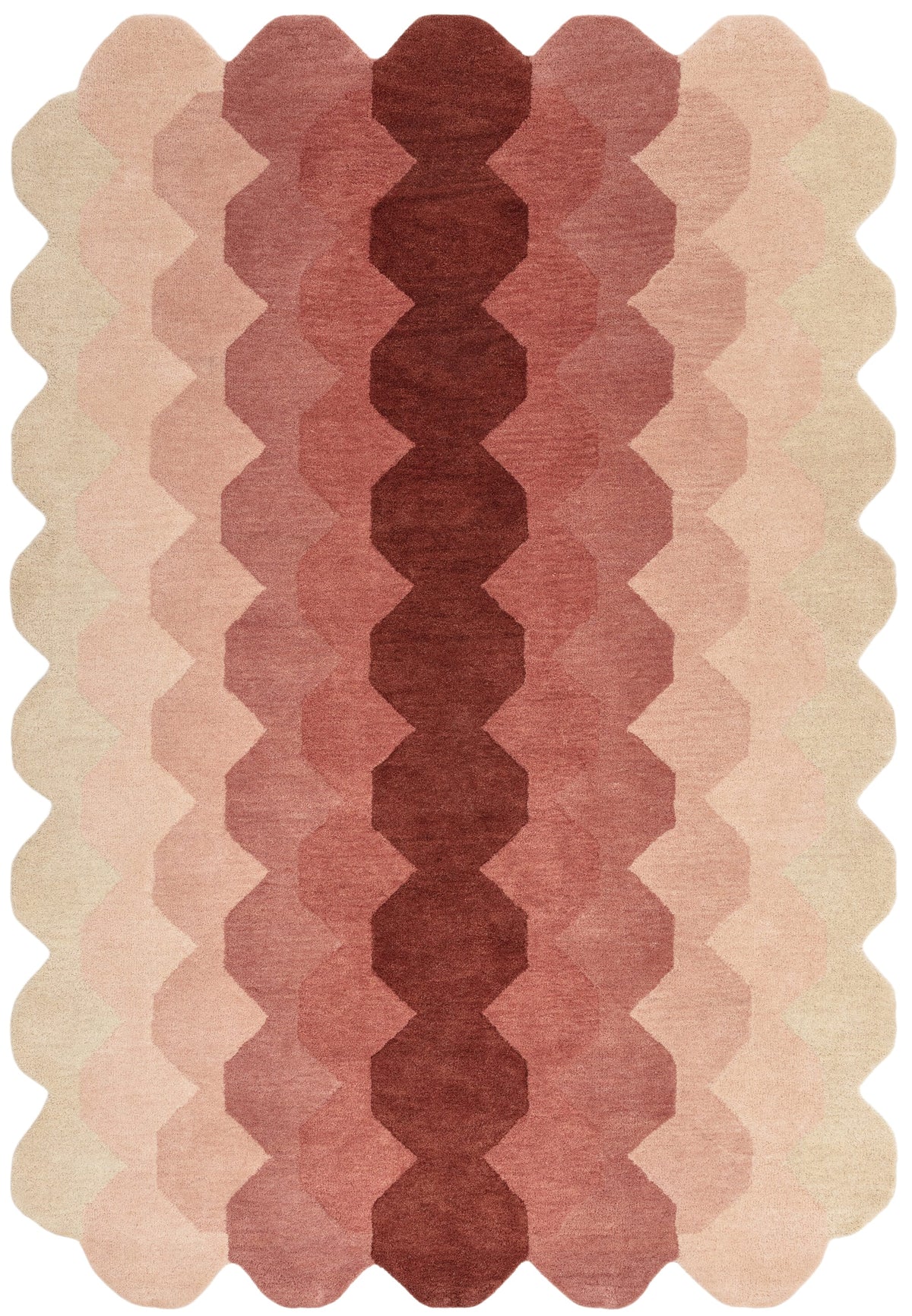 Hive Rug Pink