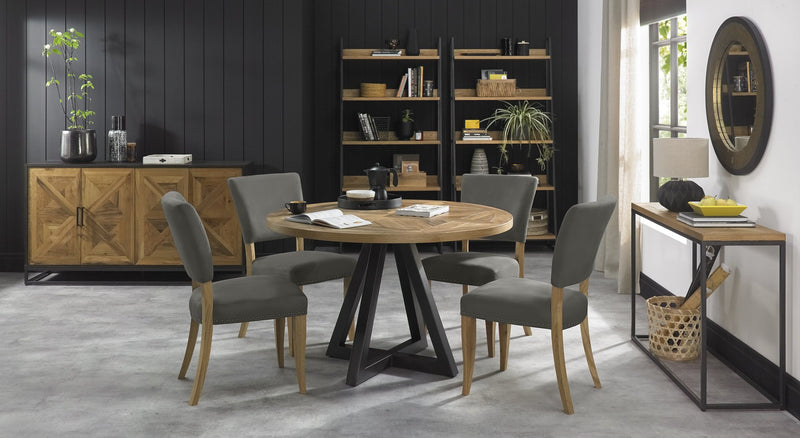 Indus Dining Collection - Rustic Oak