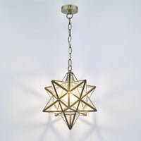Ilario Lighting Collection - Antique Brass Glass