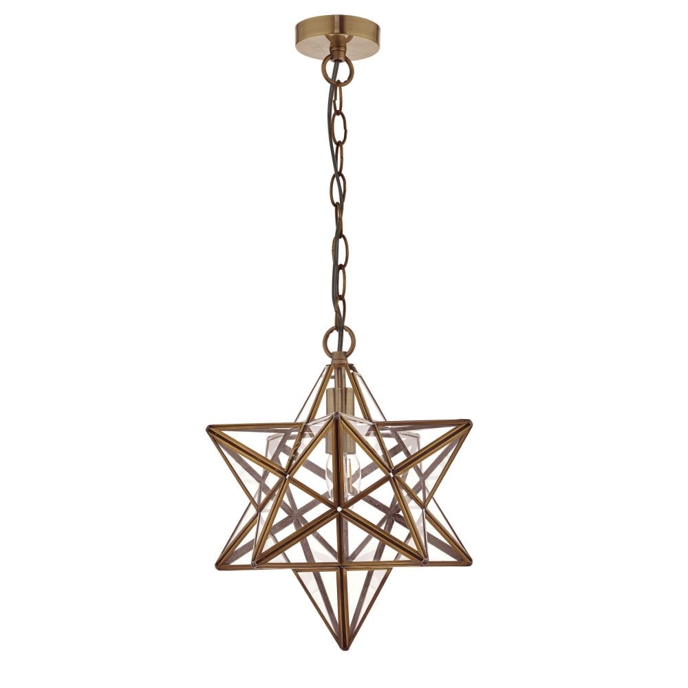Ilario Lighting Collection - Antique Brass Glass