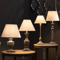 Incia Wooden Table Lamp Collection