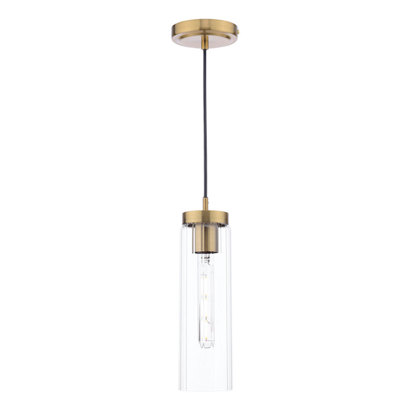 Jodelle Lighting Collection - Polished Bronze and Glass