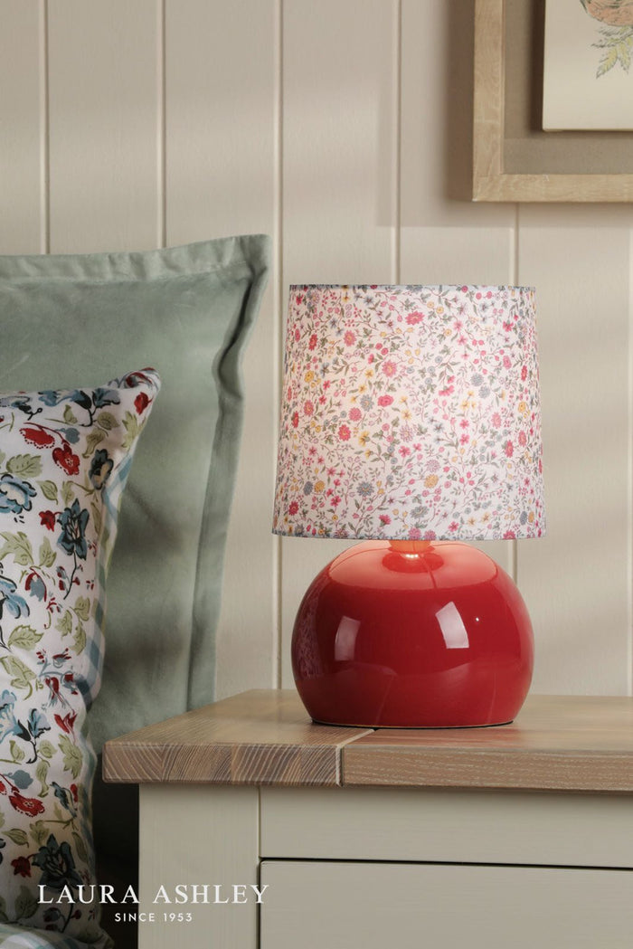 Laura Ashley Knowlton Table Lamp Pink With Shade