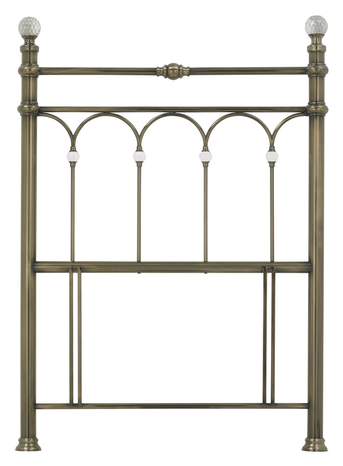 Krystal Headboards - Antique Brass