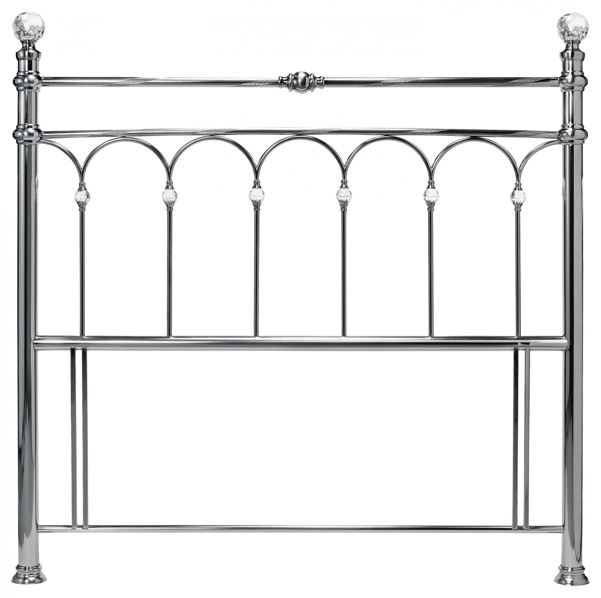 Krystal Headboards - Antique Nickel