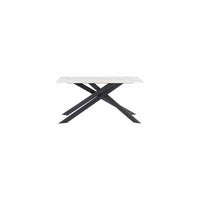 Camilla Dining Tables - Gold Top/Black Leg