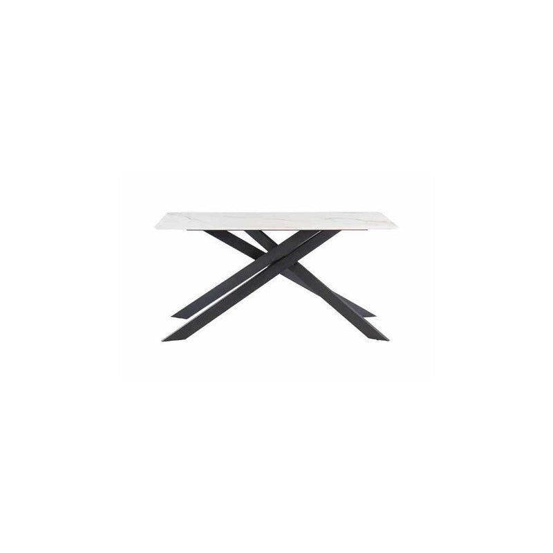 Camilla Dining Tables - Gold Top/Black Leg