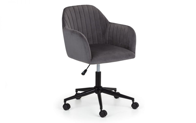 Kahlo Swivel Office Chair - Grey/Black