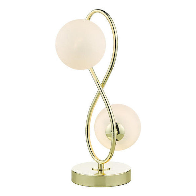 Lysandra Lighting Collection Polished Gold and Opal Glass