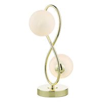 Lysandra Lighting Collection Polished Gold and Opal Glass