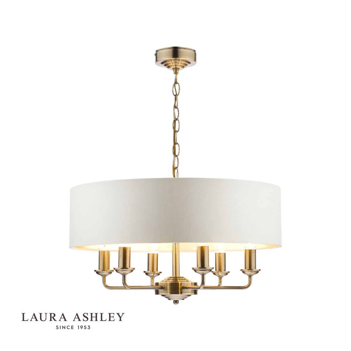 Laura Ashley - Sorrento Lighting Collection - Antique Brass