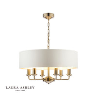 Laura Ashley - Sorrento Lighting Collection - Antique Brass