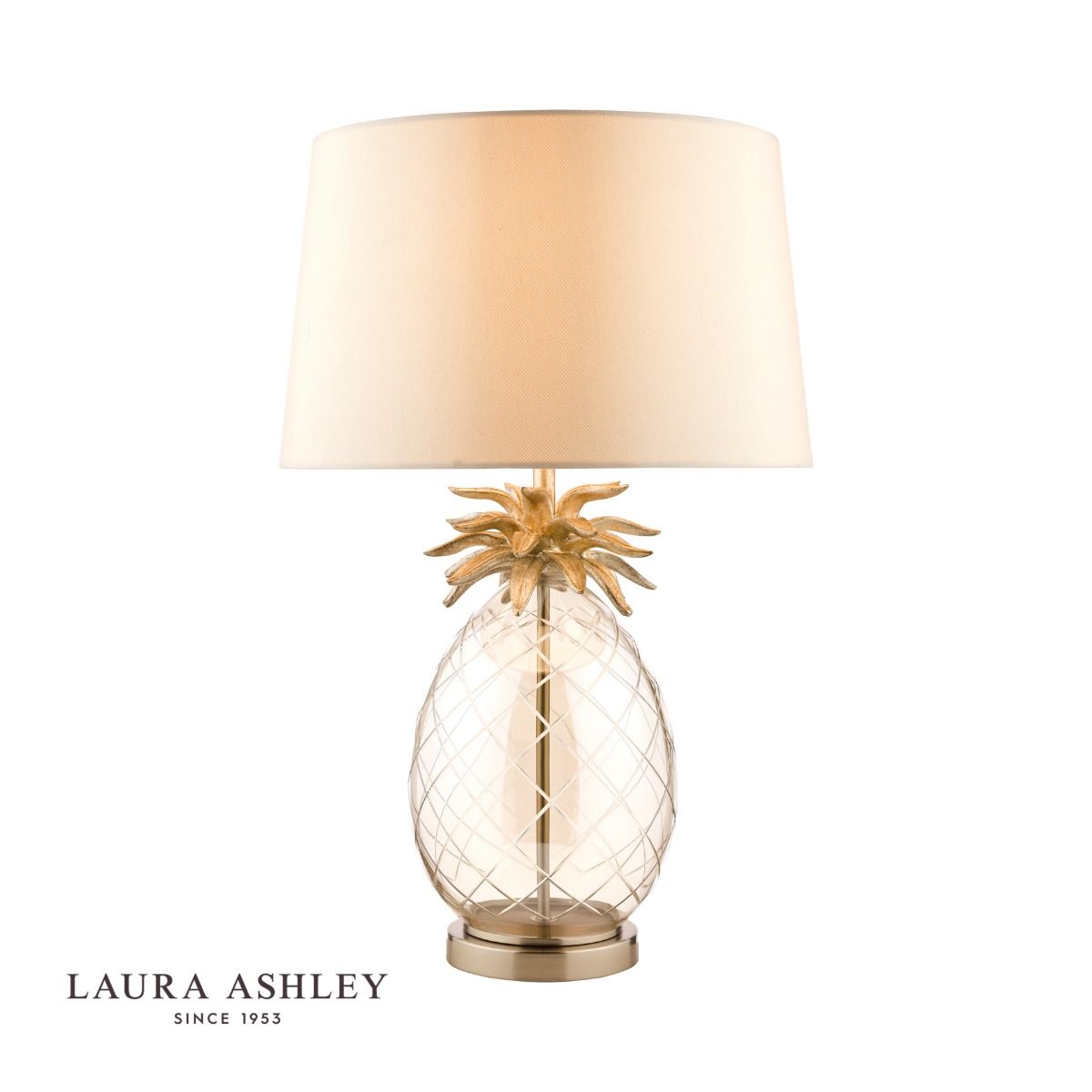 Laura Ashley - Pineapple Table Lamps - Chrome
