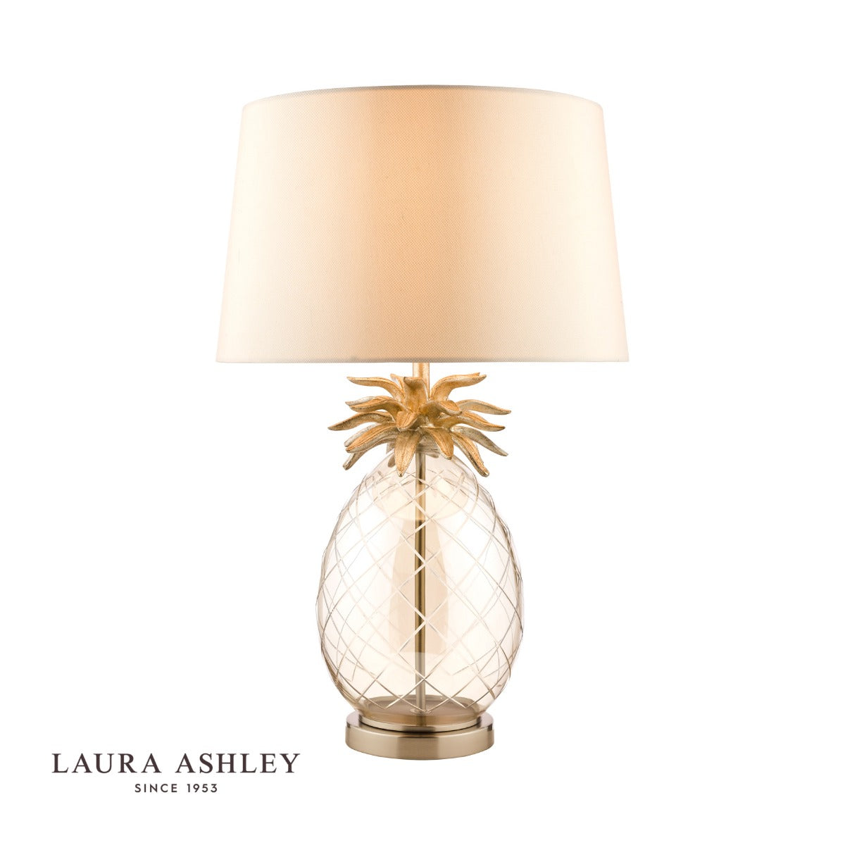 Laura Ashley - Pineapple Table Lamps - Chrome
