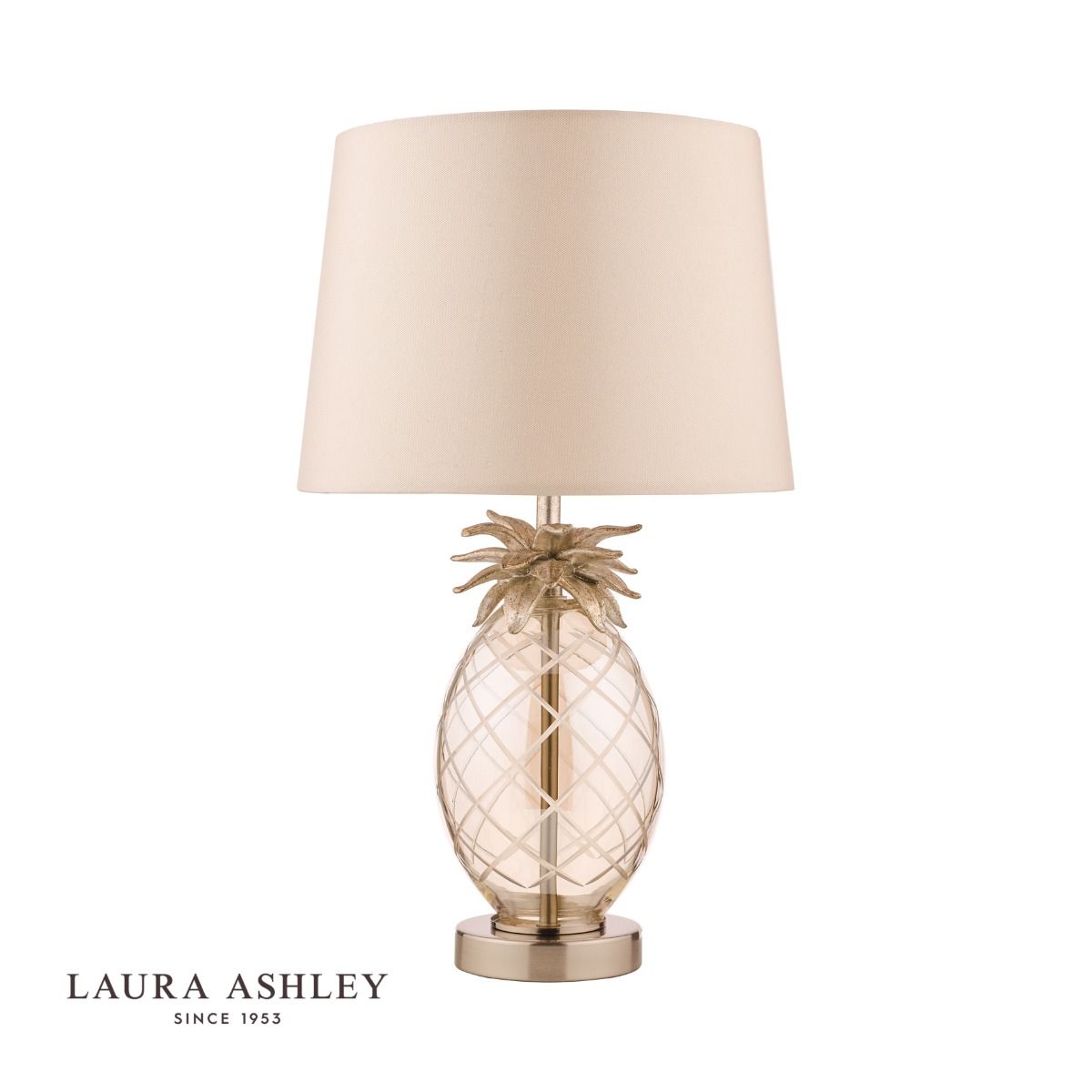 Laura Ashley - Pineapple Table Lamps - Chrome