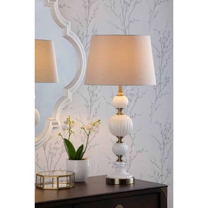 Laura Ashley - Croxden - Antique Brass and White Gloss