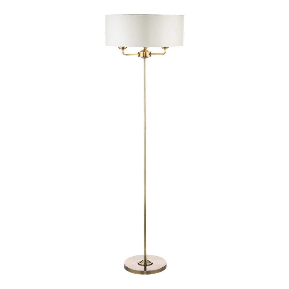 Laura Ashley - Sorrento Lighting Collection - Satin Nickel and Natural