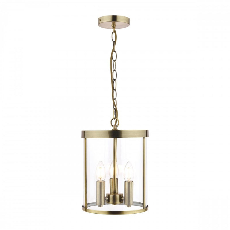 Laura Ashley - Selbourne 1 Light Pendant - Antique Brass