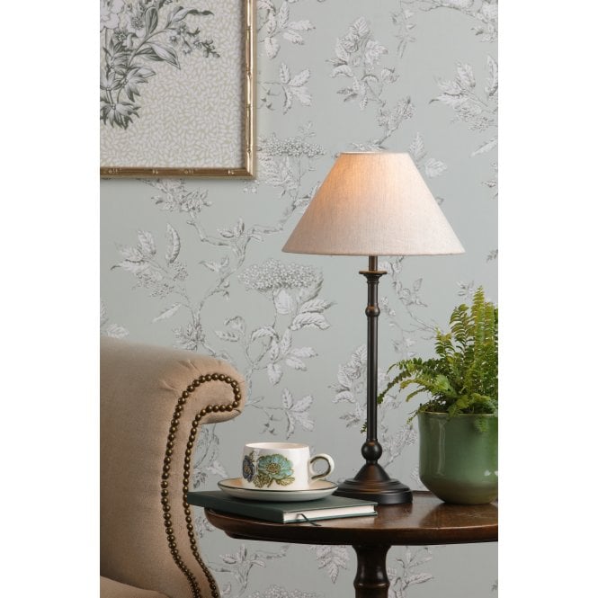 Laura Ashley - Ludchurch Table Lamp - Plated Black