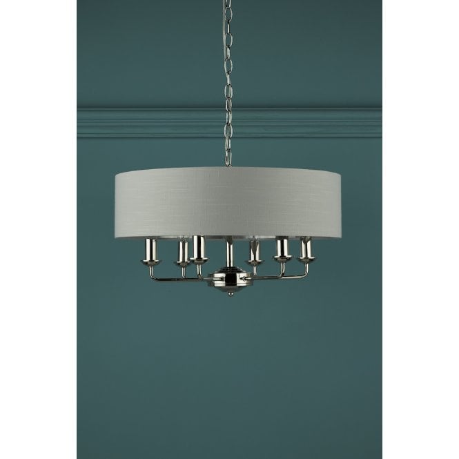 Laura Ashley - Sorrento Lighting Collection - Nickel and Silver