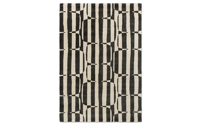 Scion Living Rugs - Lohko Stripe Charcoal
